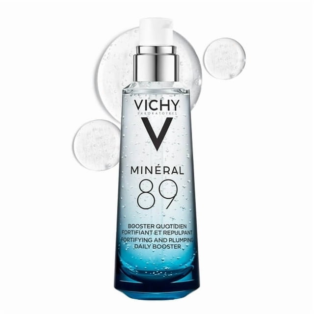 Vichii Minerale 89 Fortifying & Hydrating Daily Skin Booster, Pure Hyaluronic Acid Serum For Face, Plumps & Hydrates, Repairs Skin Barrier, Lightweight Moisturizing Gel,