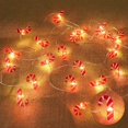 thumbnail image 4 of 2M 20LED Santa Claus Snowflake LED Light String Christmas Decoration For Home Xmas Tree Ornament 2024 Navidad Kids Gift New Year, 4 of 5