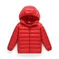 thumbnail image 3 of zbxnLI Kids Winter Coats Boys Girls Lightweight Puffer Jacket Warm Hooded Outerwear Coat with Pockets, 3 of 8