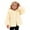 R97/Beige, variant on Vividxx Girls Jacket Coat For Girls Warm Winter Teddy Thicken Jacket Outerwear Soft Coats For Toddler Big Kids 3-4 Years