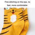 thumbnail image 3 of 4 pares de calcetines hechos de algodón, niño / niña calcetines divertidos calcetines de dibujos animados calcetines de animales lindos calcetines de zapatillas de deporte Xemadio 2034370, 3 of 8