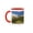 Red/White, variant on 3drose, Usa, Washington, Yakima Valley Vineyard - Us48 Rdu0492 - Richard Duval, 11oz Two-tone Red Mug