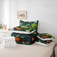 thumbnail image 5 of Homewish Green Dinosaur Animal Twin Bedding Sets 7-Piece, Funny Jungle Wildlife Bedding Comforter Set, Kawaii Cartoon Theme Reversible Sheet Sets, Luxury Bedroom Decor, 5 of 7