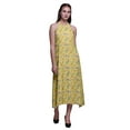 thumbnail image 1 of Bimba Robe de Plage Dos Nu Imprimée à Fleurs pour Femmes, Col Halter, Petite Taille, 1 of 6