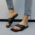 thumbnail image 2 of Vedolay Summer Shoes Sandals for Women, Women's Flat Summer Flat Sandals Flip Flop,Red 6.5, 2 of 4