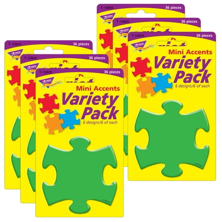 UPC: 0194629012152 | TREND Puzzle Pieces Mini Accents Variety Pack 216 Pieces