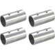 thumbnail image 1 of 4Pcs Straight Tube Connector, 2 Way Stainless Steel Handrail Connector, 60mm Length, for 1"(25mm) OD Tube for Railing, 1 of 5