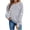 01-Gray, variant on Atogsazn Women's Halloween Sweatshirt Casual Crew Neck Long Sleeve Pullover Sweater Loose Fall Winter Tops Army Green XXL Fashion