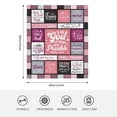thumbnail image 5 of Christian Gifts for Women Blanket 60"x50", Religious Inspirational Spiritual Gifts for Women, Faith Based Bible Birthday Gifts, Baptism Confirmation Gifts for Girls, Christian Wedding Graduation Gifts, 5 of 6