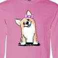 thumbnail image 4 of Inktastic Corgi Puppy Girl Long Sleeve T-Shirt, 4 of 5