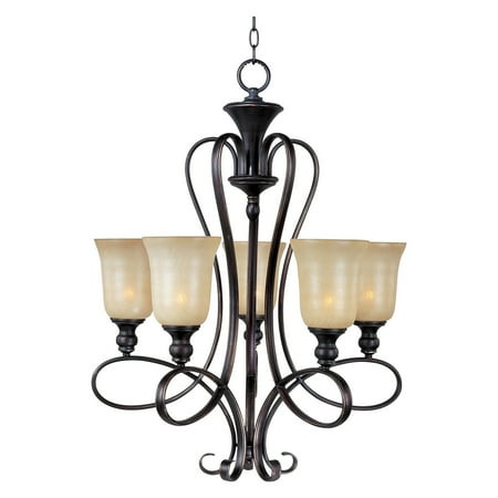 - Maxim 21305WSOI Infinity Single Tier Chandelier - 25W in. oil-rubbed bronze