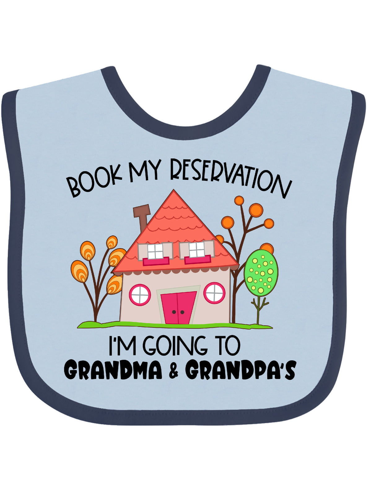 GRANDPA RIDES A MOTORCYCLE Grandma, Daddy or Mommy FUN BIB 