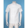 thumbnail image 3 of XUNZOO Men Unisex Classic Professional Chef Coat Chef Jacket Button-down Baking Cooking Uniform Whie 4XL, 3 of 7