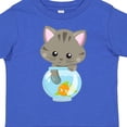 thumbnail image 4 of Inktastic Cute Cat, Little Cat, Kitty, Kitten, Fish Bowl Girls Toddler T-Shirt, 4 of 5