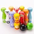 thumbnail image 1 of Bowling Set, Game with 10 Pins and 2 Balls, Interactive Toy for Children 3, ,4 5 Years, 1 of 5