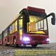 thumbnail image 5 of High Simulation 1:50 Alloy Pull Back Double Bus City Bus Model Blue, 5 of 5