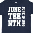 thumbnail image 4 of Inktastic Juneteenth June 19, 1865 Boys or Girls Toddler T-Shirt, 4 of 5