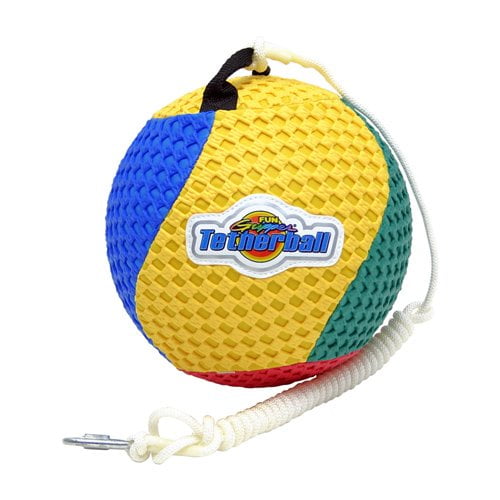 Fun Gripper Tetherball Ball Mesh Non Slip Easy Grip Cover Backyard Outdoor W/ 8 Nylon Rope By: Saturnian I