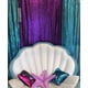 thumbnail image 3 of Telón de fondo Poise3eHome con lentejuelas moradas, 61 x 244 cm, 4 paneles, 3 of 9
