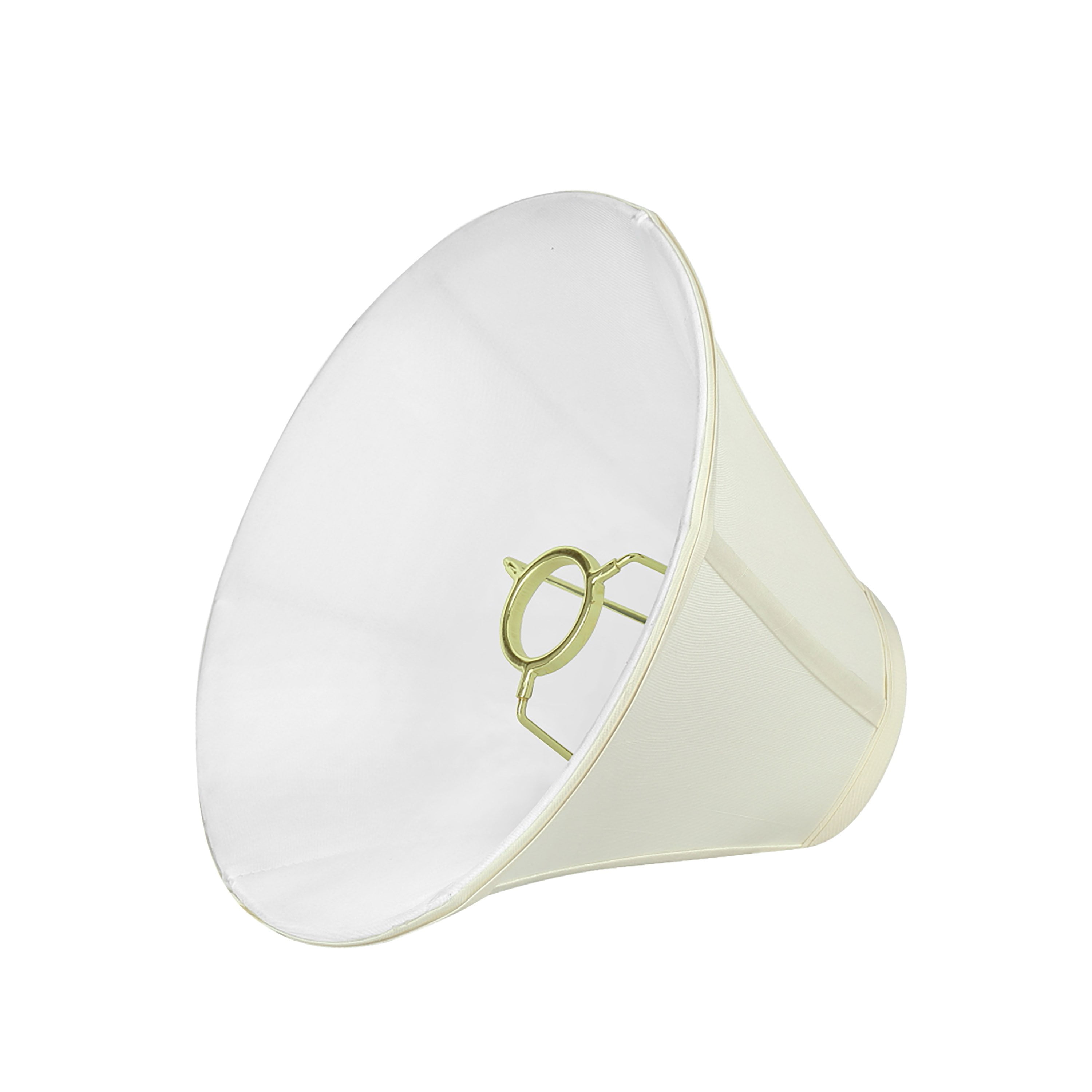 Aspen Creative 58027 Transitional Bell Shape UNO Construction Lamp Shade in Off White, 10" Wide (4" x 10" x 7")