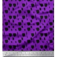 thumbnail image 1 of Soimoi Purple Rayon Fabric Brush Stroke Abstract Print Fabric by the Yard 56 Inch Wide, 1 of 3