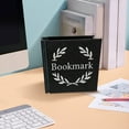 thumbnail image 4 of 1PC Book Shaped Bookmark Holders Home Office Desk Bookmark Holder Ornaments Gift for Friends Decor Personalized Gifts Storage Box for Bookmark,3D Printed Decorative Items For Pen Holders(Black), 4 of 7