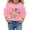 AB55 Pink, variant on Tisuna Kids Girls Sweatshirts Child Casual Letter Print Sweatshirt Little Girls Streetwear Long Sleeve Hoodless Size 2-3 Years