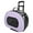 Purple, variant on Pet Life ® 'Final Destination' Airline Approved 2-in-1 Tough-Shell Wheeled Collapsible Travel Fashion Pet Dog Carrier Crate