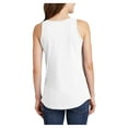 thumbnail image 2 of Oversized Whale Tail Heart Ladies Core Cotton Tank Top - White 2XL, 2 of 2