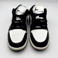 thumbnail image 3 of Ni - ke Ni - ke Air Jordan 1 Low SE Vintage Panda Sail Black Shoes Size 6 Womens FB9893-101, 3 of 5