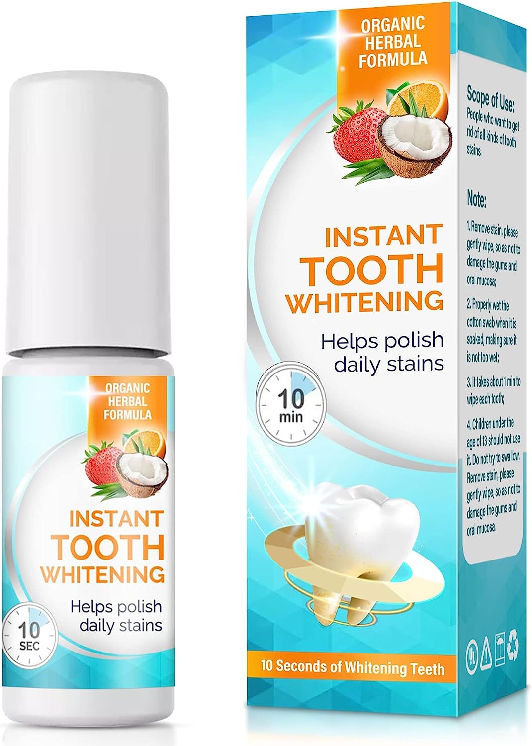 Tooth Paint, Teeth Whitening Paint, Instant White Paint for Teeth