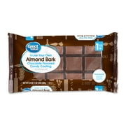 Great Value Chocolate Flavored Candy Coating Almond Bark, 24 oz