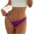 thumbnail image 2 of uublik Womens Panties Purple Ladies Seamless Brief Lightweight Womens Lace Panties, 2 of 5