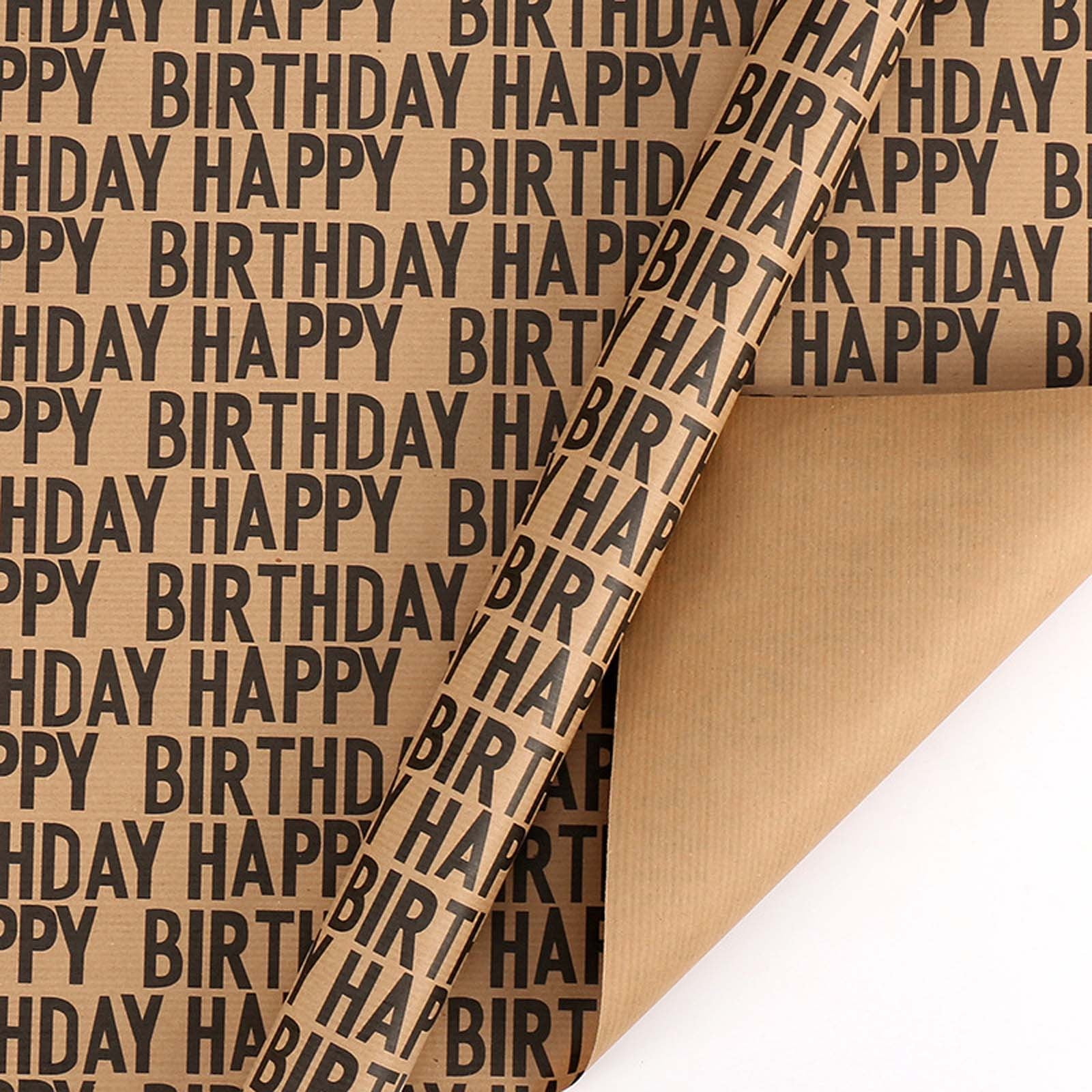NEW VTG Image Craft Wrapping Paper 2 - 20” x 30” Sheets Birthday