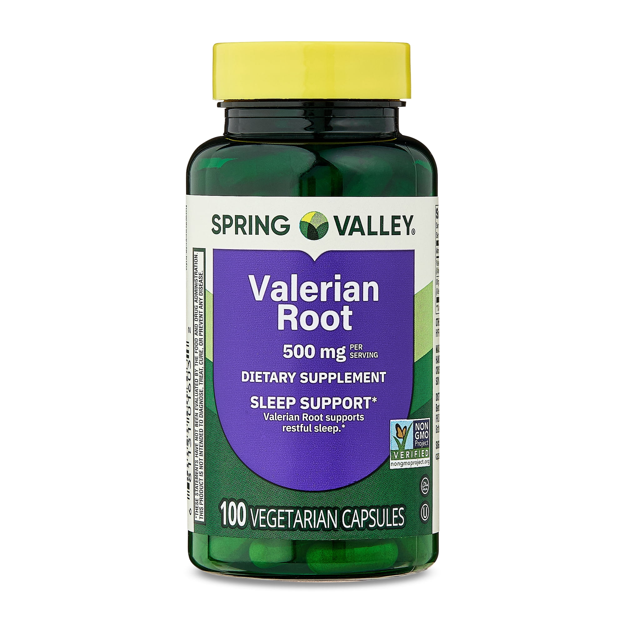 Spring Valley Valerian Root Capsules, 500 mg, 100 Count