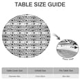 thumbnail image 6 of Bohemian Garden Party Tablecloth 44 Inch Round, Floral Spill-Resistant Elastic Fitted for 38-42 Inch Tables, 6 of 7