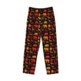 thumbnail image 6 of Uemuo Animal Pattern Men's Wide Leg Palazzo Lounge Pants with Pockets Light Weight Loose Comfy Casual Pajama Pants-XX-Large, 6 of 9