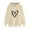 Khaki, variant on ShomPort Womens Hoodies Fall Long Sleeve Printed Drawstring Pullover Tops with Pockets Fall Trendy
