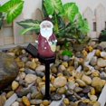 thumbnail image 6 of Outdoor Christmas Lights Solar Santa Resin Courtyard Lamp Holiday Garden Courtyard Lamp, 6 of 6