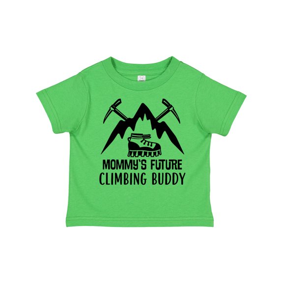Inktastic Rock Climber Mommy Climbing Buddy Boys or Girls Toddler T-Shirt