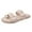 Beige, variant on Abcnature Women Sandals Clearance 2023! Women's Flip-Flops Extremely Comfy Slides Sandals Car Stitching Hemp Rope Solid Color Flat Heel Back Hollow Low Top Slippers Non-Slip