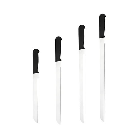 

Needs Cake and Bread Tool Stainless Steel with Black Handle. Available In 8/10/12/14 Inches. Options Include Flat Fine and Coarse Types.