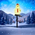 thumbnail image 5 of Christmas Huge Savings! KBODIU New Solar Christmas Snowman Resin Courtyard Lamp Holiday Garden Courtyard Lamp, 5 of 6