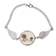 thumbnail image 1 of Antique Rose Brown Flower Plant Pulsera pulsera pulsera alas de ángel pulsera, 1 of 3