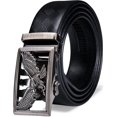thumbnail image 1 of Cinturón de Ráchel para Hombre Barry.Wang Cuero Negro Ancho 3.5 cm, 1 of 7