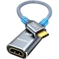 thumbnail image 1 of TianQi USB-C to HDMI Adapter 4K@60Hz, [High Speed, Thunderbolt 3/4] USB Type C to HDMI Adapter Groundbreaking Performance, Compatible for iPhone 15 Pro/Max, MacBook Pro/Air, iPad, iMac and More Grey, 1 of 5