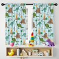 thumbnail image 5 of Blackout Kids Curtains,Dinosaurs Volcano Light Blue Pattern Childrens Insulated Curtains Set Of 2,Bedroom Essentials,Toddler Room Decor 42"x54", 5 of 5