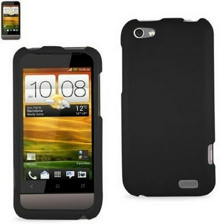 Reiko RPC10-HTCONEVBK Premium Durable Rubberized Protective Case for HTC ONE V - 1 Pack -