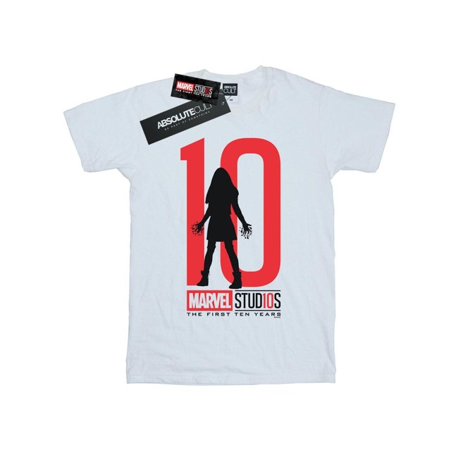 Marvel Studios T-Shirt en Coton pour Filles 10 Ans Scarlet Witch