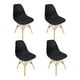 thumbnail image 1 of Silla Tipo Eames Moderna Set 4 Pzas Para Comedor Minimalista negro 1, 1 of 7